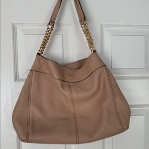 Coach Pebble Leather Lexy Chain Shoulder Bag